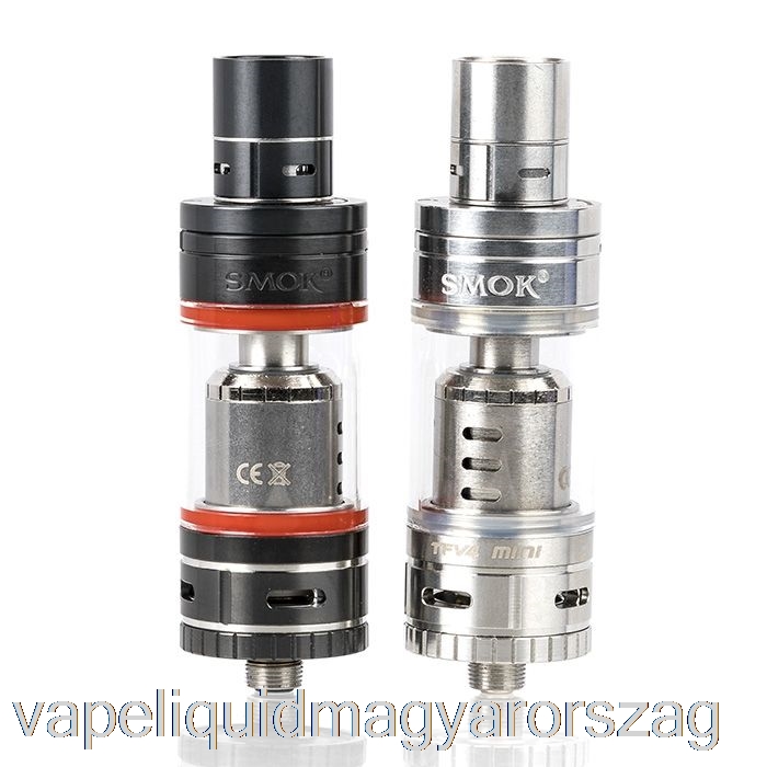 Smok Tfv4 Mini Sub-ohm Tartály (teljes Készlet) Fekete Vape Folyadék